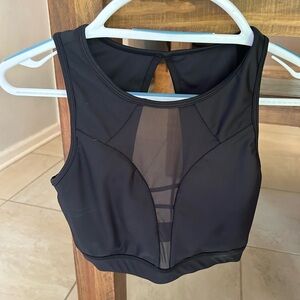 Mesh Long line Sports Bra